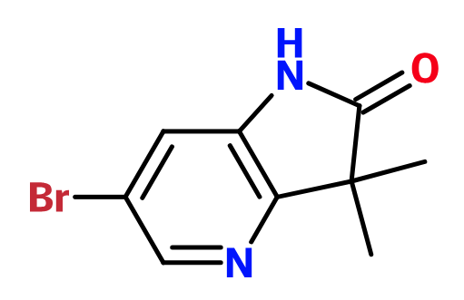(image for) MCYB3964 6-Bromo-3,3-dimethyl-1H-pyrrolo[3,2-b]pyridin-2(3H)-one